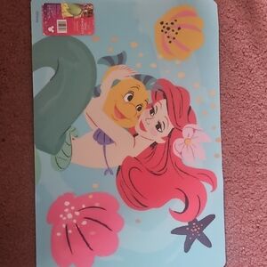 Disney Ariel and Flounder Blue and Pink Placemat